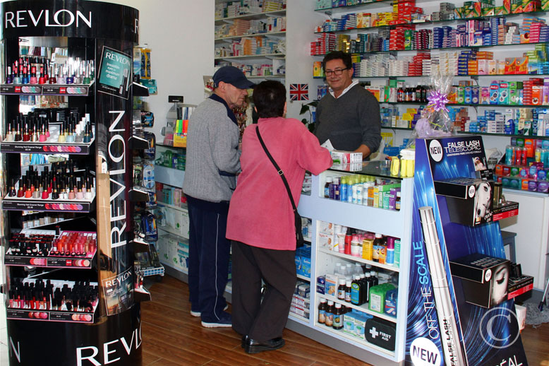 ocean pharmacy with customers